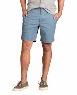 Mission Ridge Short 8" - Men's -Toad&Co Sales Store 1035988926 ToadAndCo MissionRidgeShort8Inch HighTideVintageWash Mens Front