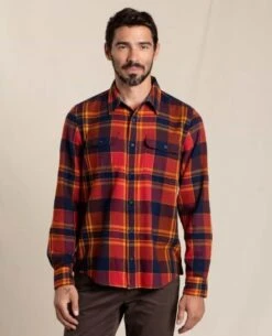 Indigo Flannel Long-Sleeve Shirt - Men's