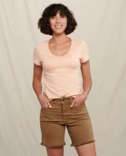 Marley II Short-Sleeve Tee - Women's -Toad&Co Sales Store 1036006253 ToadandCo MarleyIISSTee Buckthorn Wmns Front