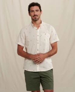 Mattock II Short-Sleeve Shirt - Men's 6 Mattock II Short-Sleeve Shirt - Men's -Toad&Co Sales Store 1036006609 ToadandCo MattockIISSShirt SaltKnotPrint Mens Front