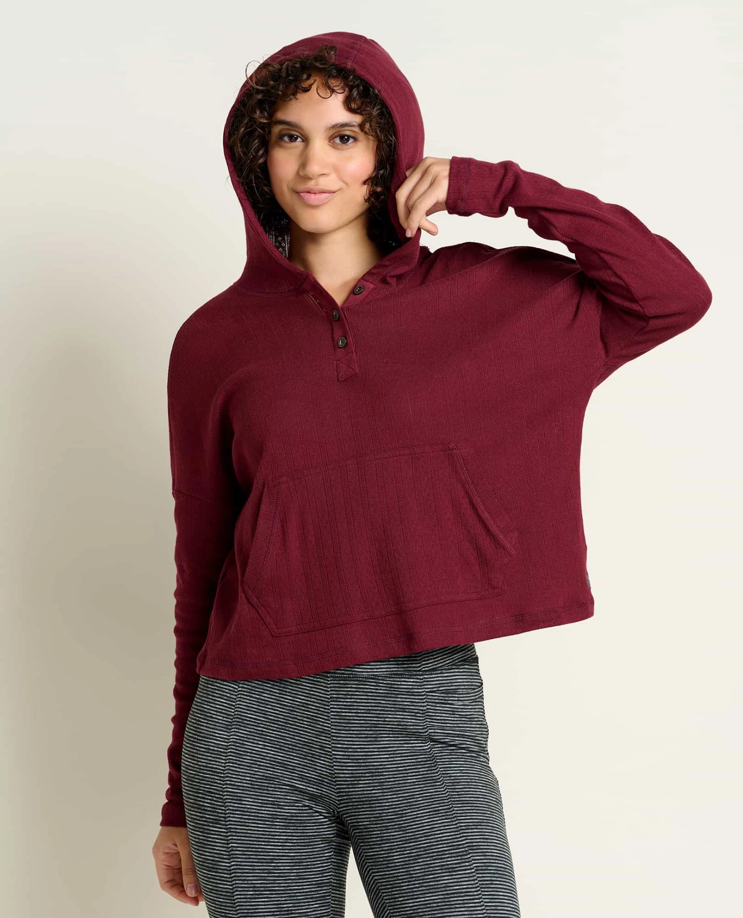 Foothill Pointelle Hoodie 1 Foothill Pointelle Hoodie