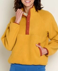 Women's Campo Fleece Pullover -Toad&Co Sales Store T1081305 Acorn 3