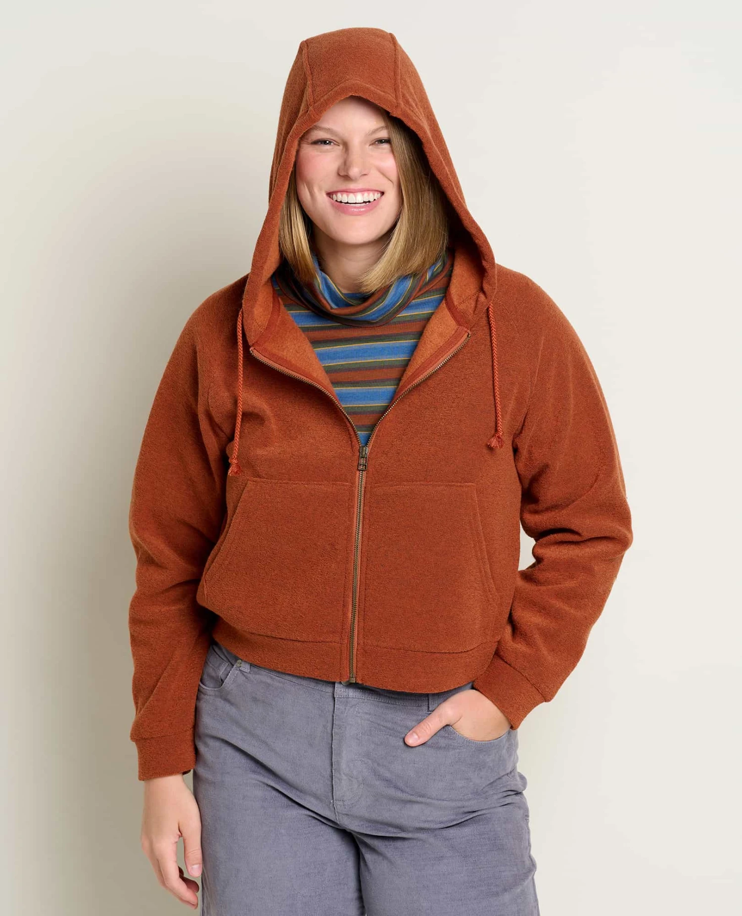 Whitney Terry Zip Hoodie 3 Whitney Terry Zip Hoodie - Image 3