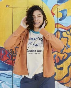 Women's Epiq Zip Hoodie -Toad&Co Sales Store T1081903 HAZEL 3