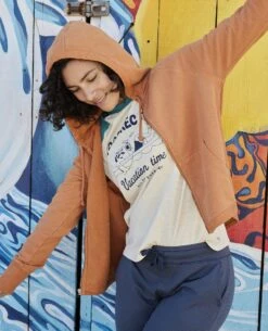 Women's Epiq Zip Hoodie -Toad&Co Sales Store T1081903 HAZEL 4