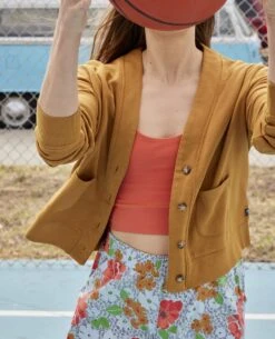 Hemp Daybreaker Cardi -Toad&Co Sales Store T1082301 KELP 3