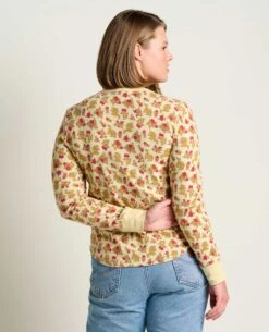 Foothill Long Sleeve Crew -Toad&Co Sales Store T1241009 Barley Floral Print 6