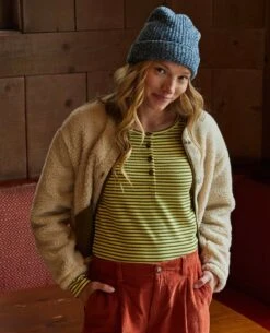 Piru Long Sleeve Henley -Toad&Co Sales Store T1241108 Pike Trio Stripe 3