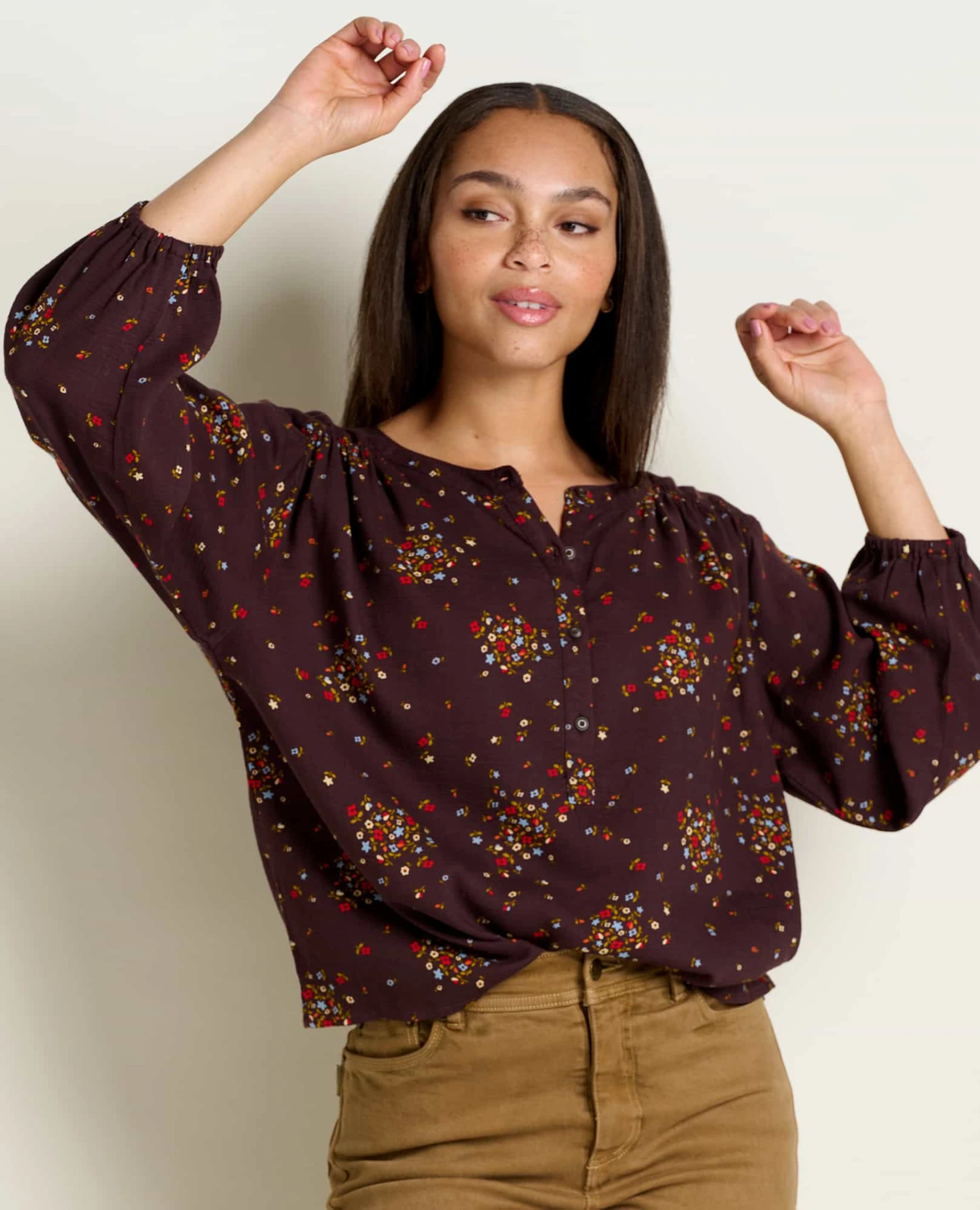 Manzana Long Sleeve Peasant Top 1 Manzana Long Sleeve Peasant Top