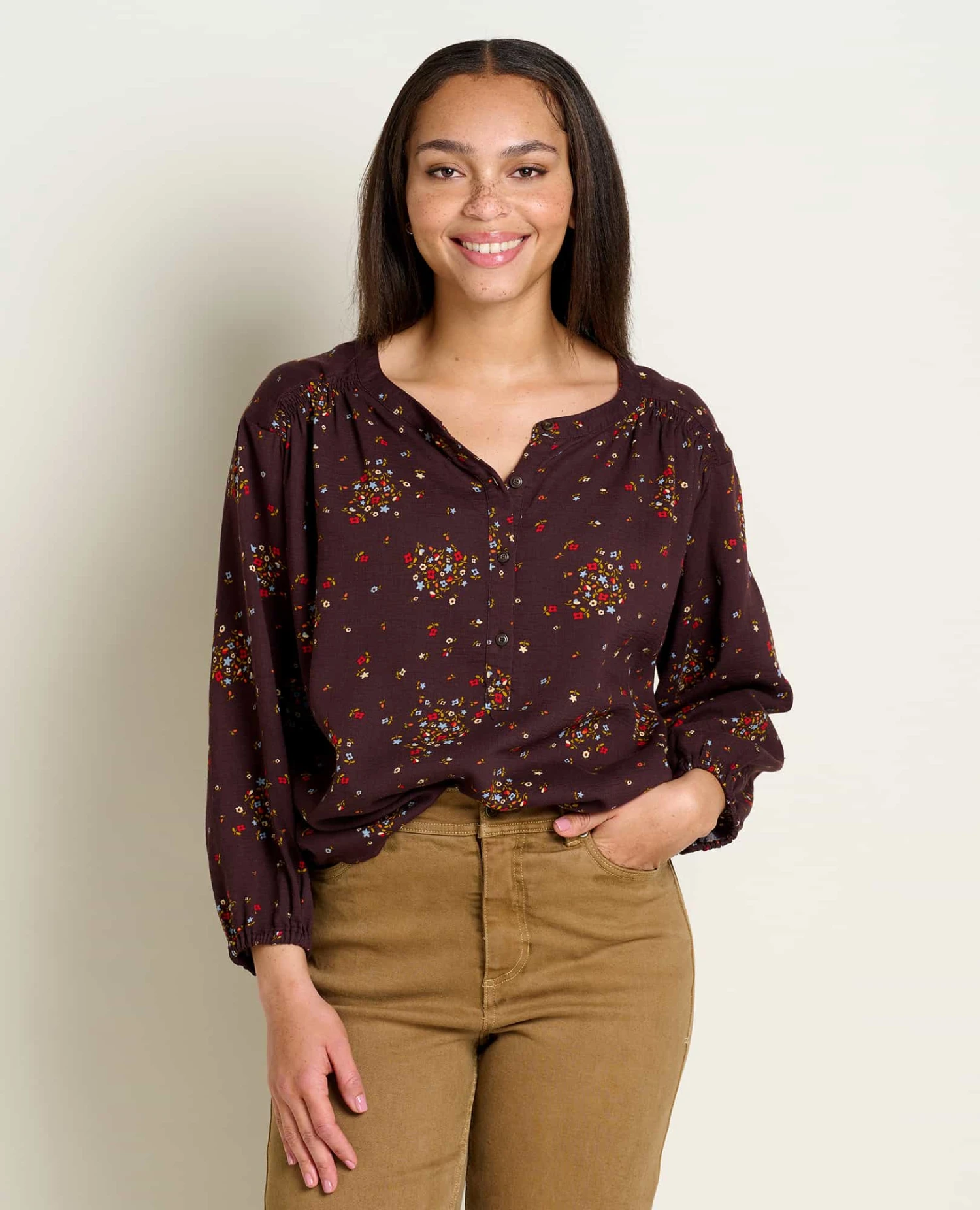 Manzana Long Sleeve Peasant Top 3 Manzana Long Sleeve Peasant Top - Image 3