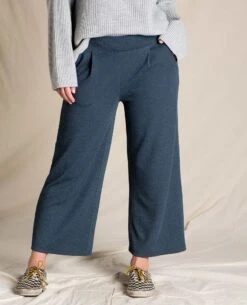 Pomona Wide Leg Pant -Toad&Co Sales Store T1441106 Midnight 4