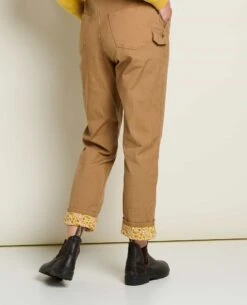 Bramble Flannel Lined Overall -Toad&Co Sales Store T1441201 Tabac II 4