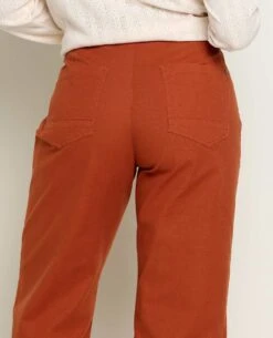 Earthworks Wide Leg Pant -Toad&Co Sales Store T1442907 Cinnamon 3