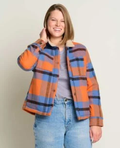 Women's Burntside Trucker Jacket -Toad&Co Sales Store T1541005 Mandarin 5