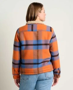 Women's Burntside Trucker Jacket -Toad&Co Sales Store T1541005 Mandarin 6
