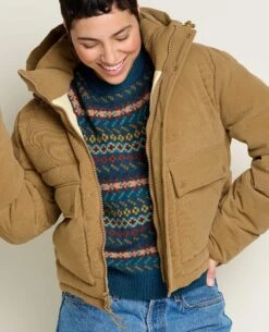 Spruce Wood Jacket -Toad&Co Sales Store T1541300 Honey Brown Cord 3