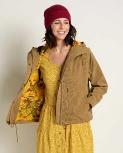 Granite Cord Raglan Jacket