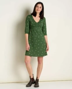 Rosalinda Dress -Toad&Co Sales Store T1771712 Pasture Geo Print 3