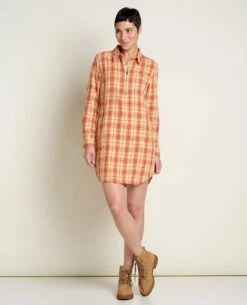 Bodie Quarter Zip Dress -Toad&Co Sales Store T1781202 Winterberry 3