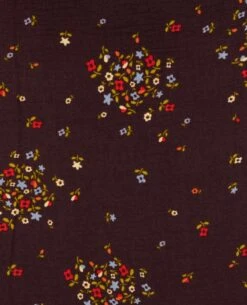 Manzana Tiered Long Sleeve Dress -Toad&Co Sales Store T1781204 Carob Floral Print Fabric 28dcd8e1 0a36 4188 9172 4866740fdd58