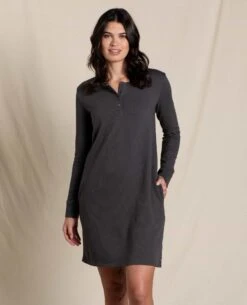 Ponderosa Long Sleeve Dress 7 Ponderosa Long Sleeve Dress -Toad&Co Sales Store T1781206 Soot 3