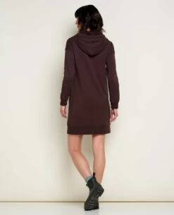 Hemp Daybreaker Hooded Dress -Toad&Co Sales Store T1781300 Carob 3