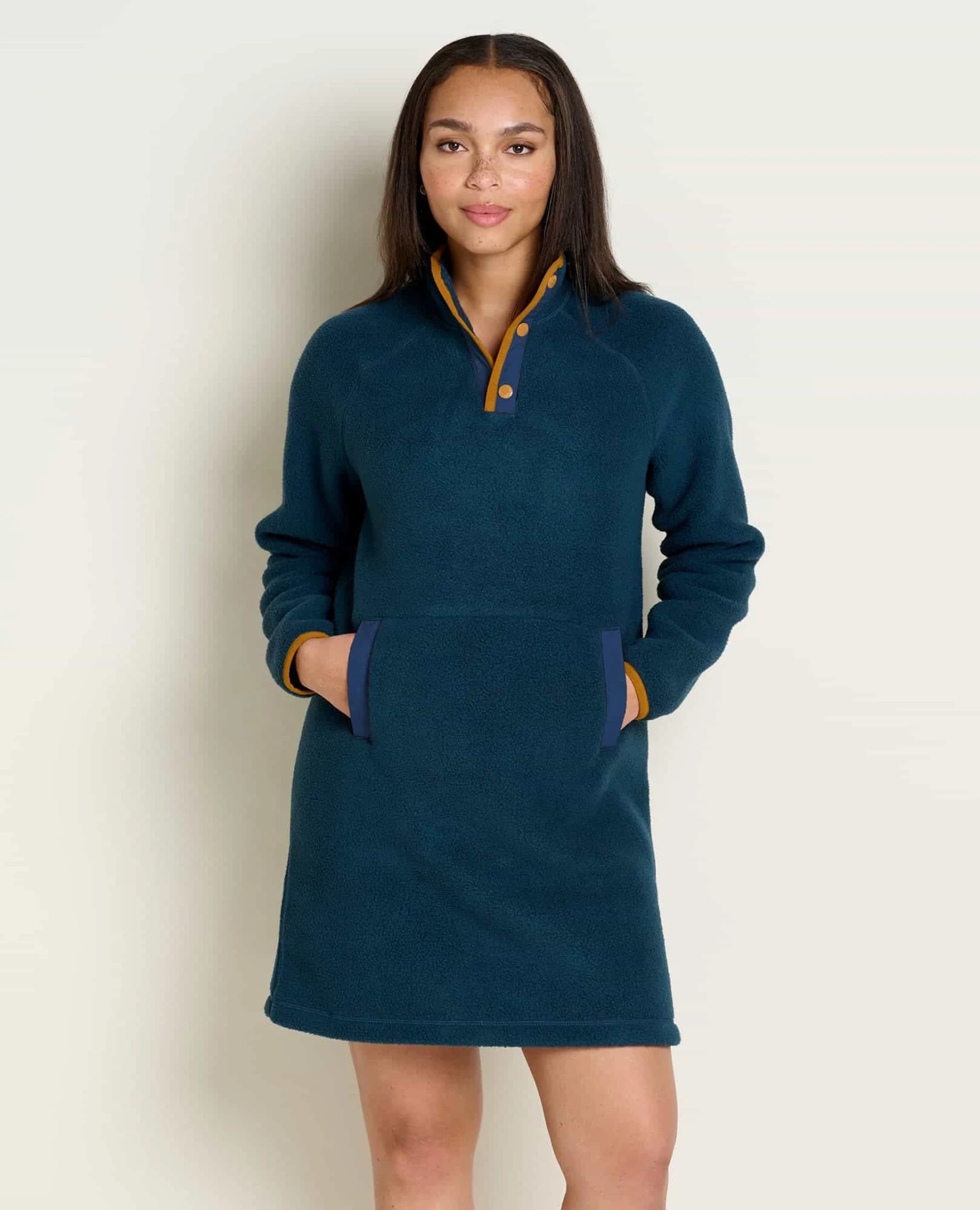 Campo Fleece 1/4 Snap Dress 1 Campo Fleece 1/4 Snap Dress