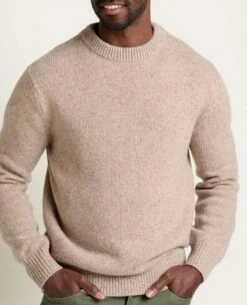 Men's Wilde Crew Sweater 6 Men's Wilde Crew Sweater -Toad&Co Sales Store T2231102 Honey Brown 3